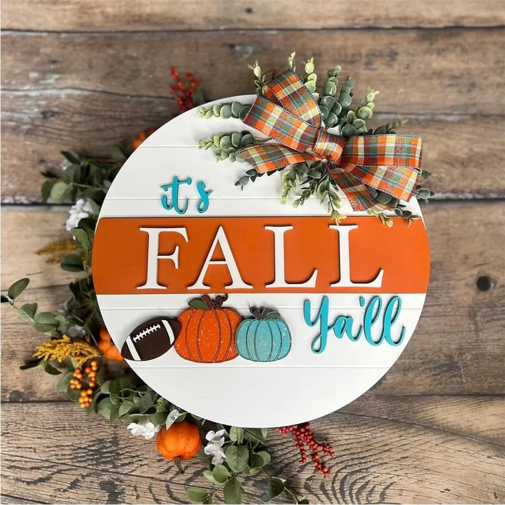 Fall wooden Decor Sign